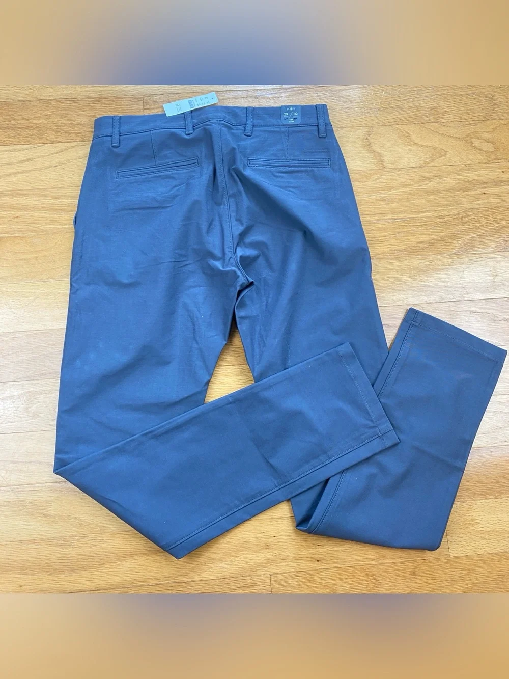 J. CREW 484 Slim-fit tech pant in Atlantic Slate Size 29x32 NWT $128 CG696